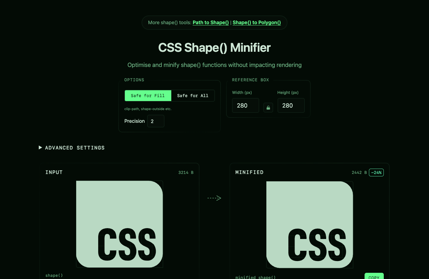 https://minifyshape.matthewmorete.com/ social preview image